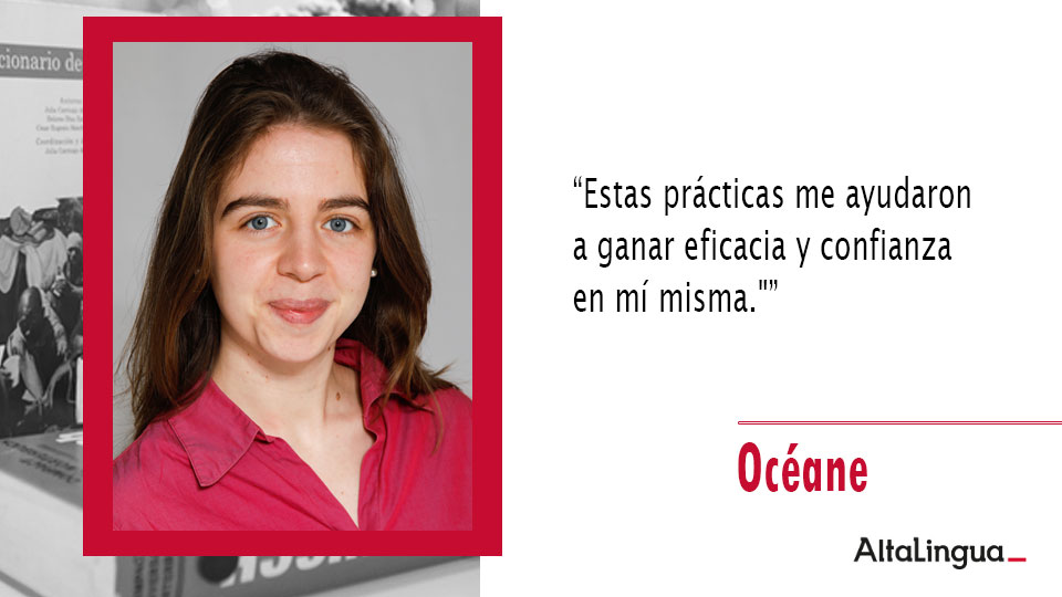 Prácticas de traducción: Océane nos cuenta su experiencia en AltaLingua.